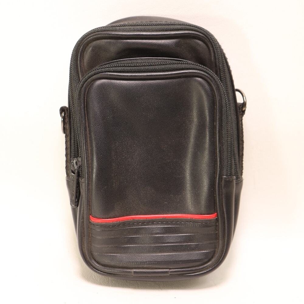 Coast Belt Bag Handbag Unisex Small Black Pouch Zip Bag Pockets Phone Cards Cash